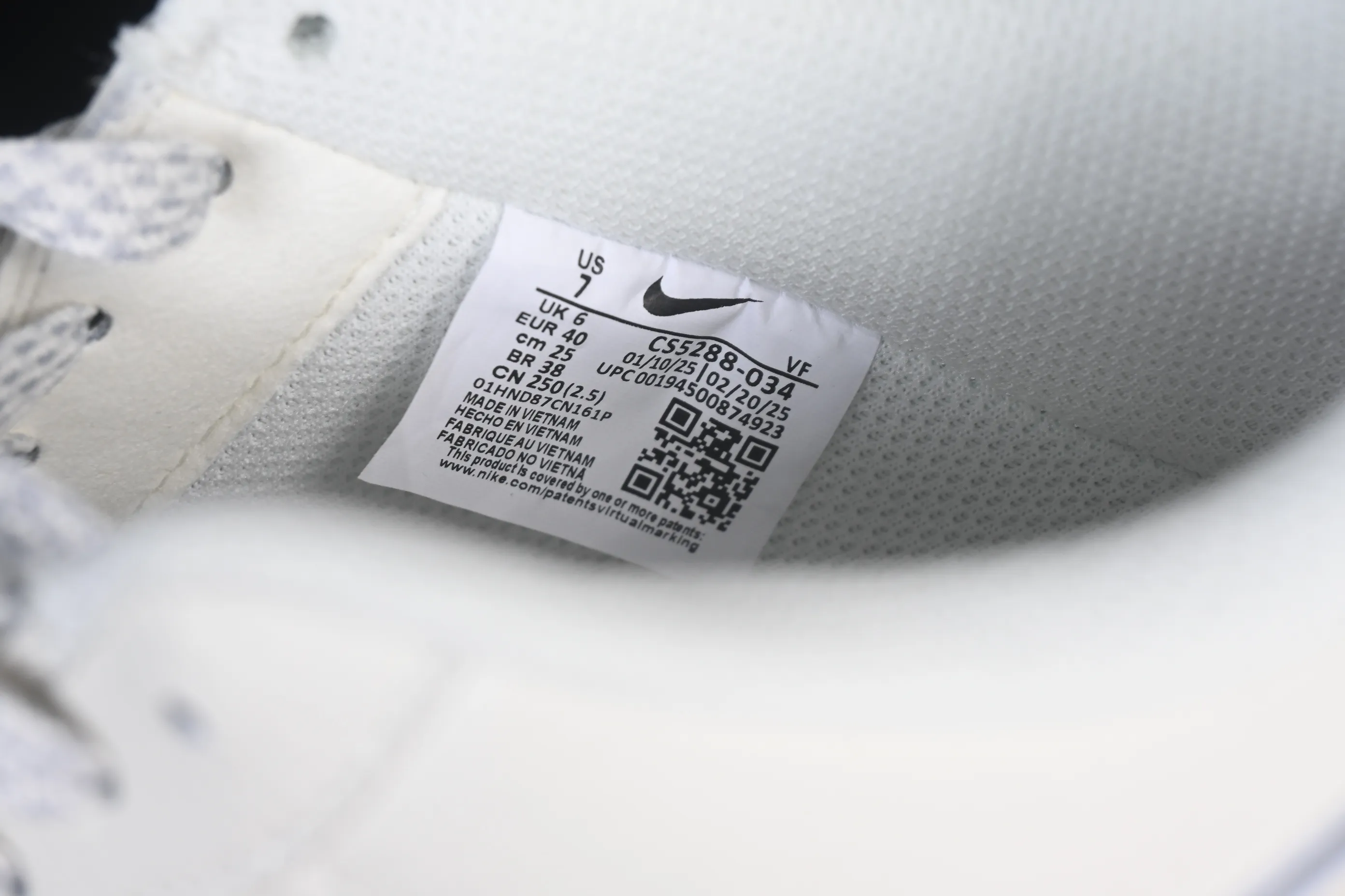 All categories Nk Air Force 1 Air Force series Nk Air Force 1 Low Air Force low-top Nike Air Force 1'07 Low Stusi co-branded versatile beige Air Force 1 low-top casual sneakers CS5288-034